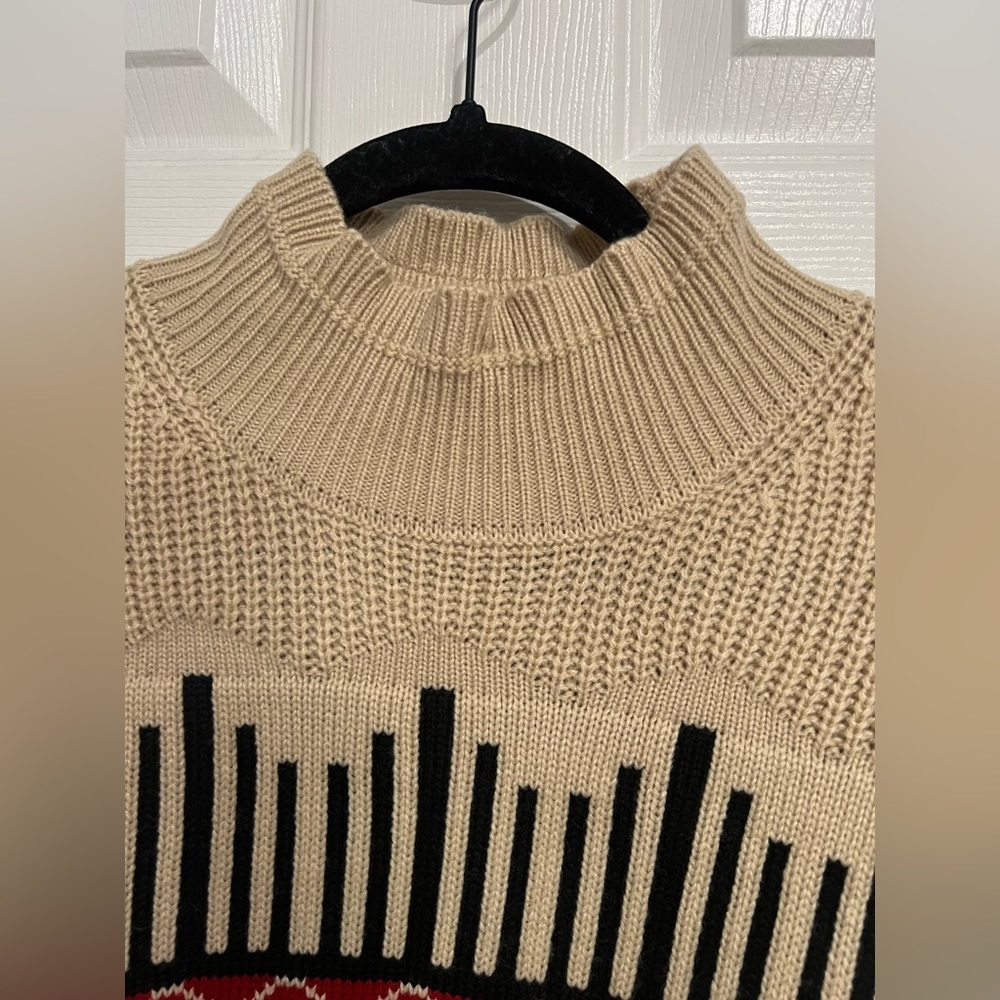 Graphic Drop Shoulder Sweater - Picture 9 of 11